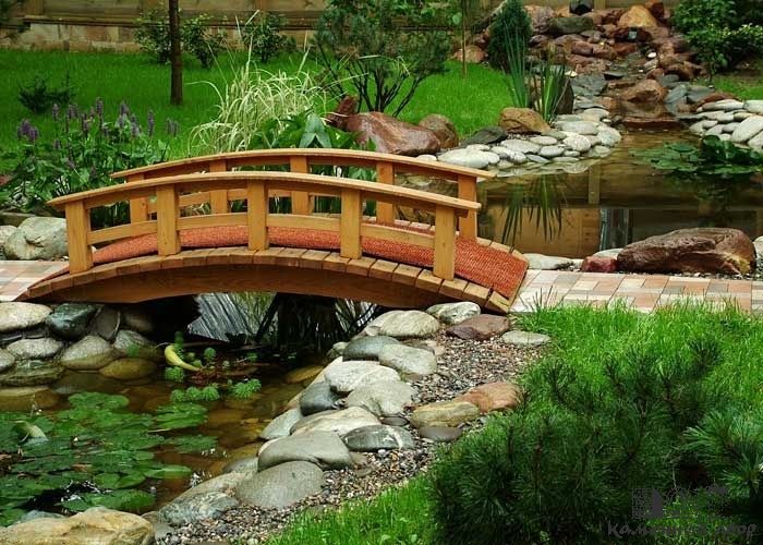 Как сделать декоративные мостики в саду?