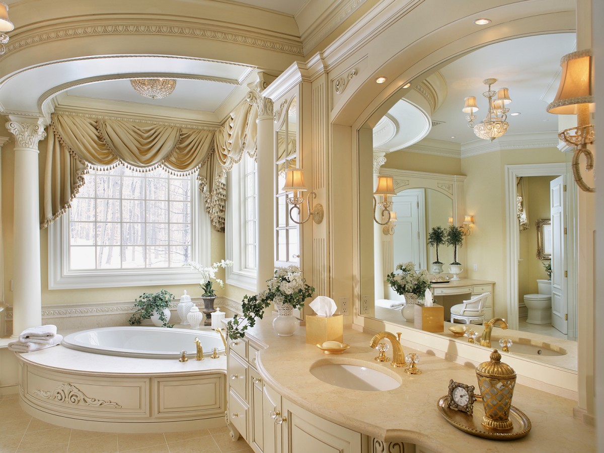 Ванная комната в классическом стиле. Подбор материалов.
